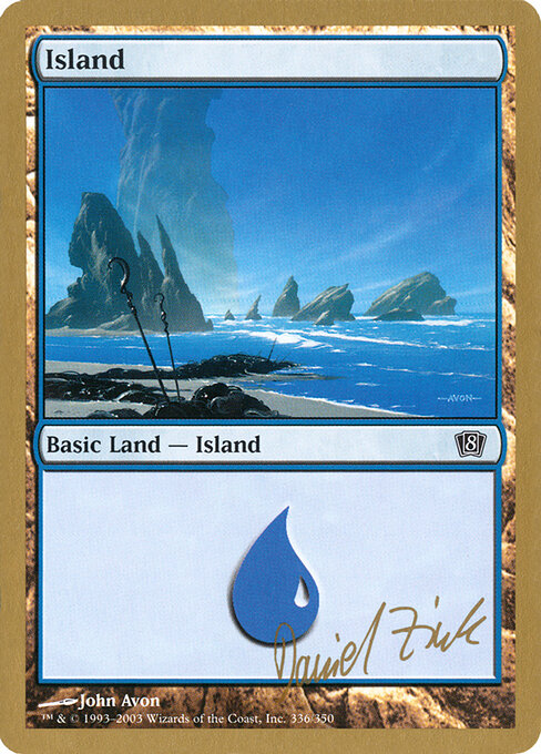 Island — World Championship Decks 2003 #dz336, art by John Avon