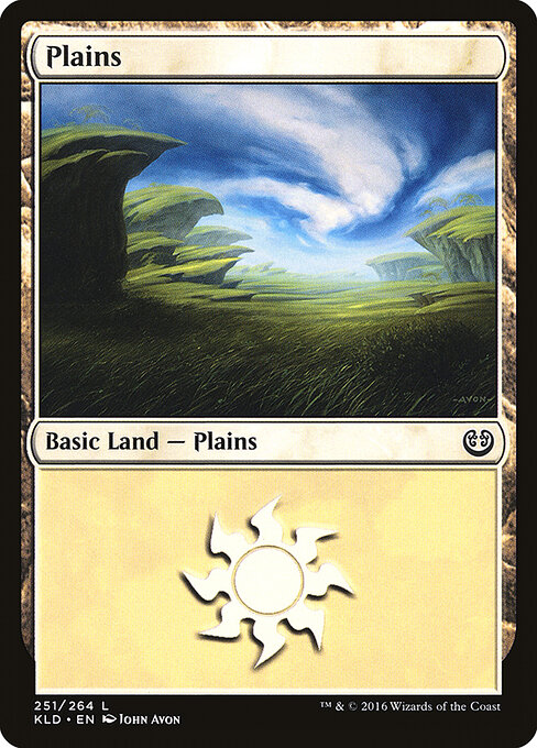 Plains — Kaladesh #251, art by John Avon