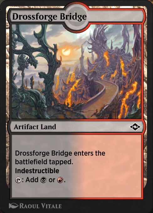 Drossforge Bridge — Historic Anthology 6 #12, art by Raoul Vitale