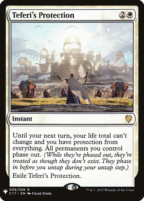 Teferi's Protection — The List #C17-8, art by Chase Stone