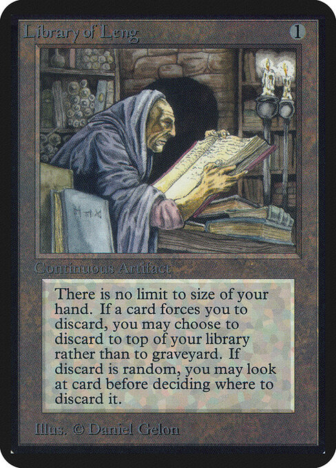 Library of Leng — Limited Edition Alpha #257, art by Daniel Gelon