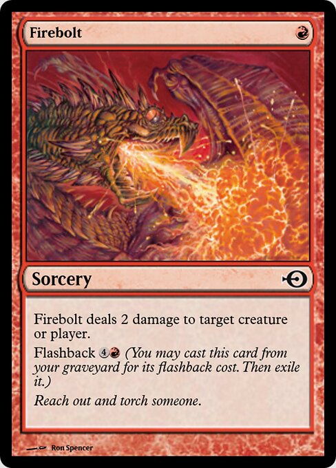 Firebolt — Magic Online Promos #31469, art by Ron Spencer