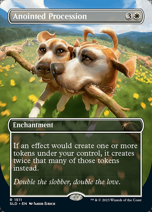 Anointed Procession — Secret Lair Drop #1511, art by Jakob Eirich