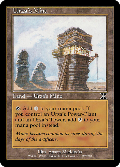 Urza's Mine — Masters Edition IV #257d, art by Anson Maddocks
