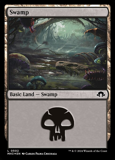 Swamp — Modern Horizons 3 #502, art by Carlos Palma Cruchaga