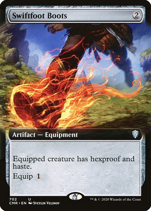 Swiftfoot Boots — Commander Legends #702, art by Svetlin Velinov