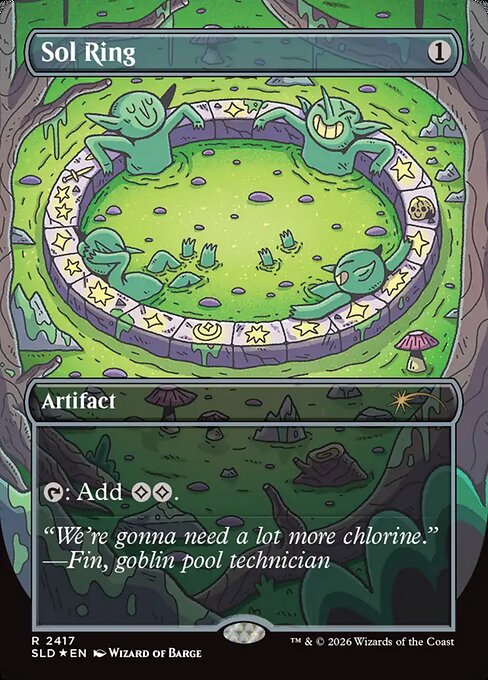 Sol Ring — Secret Lair Drop #2417, art by Wizard of Barge