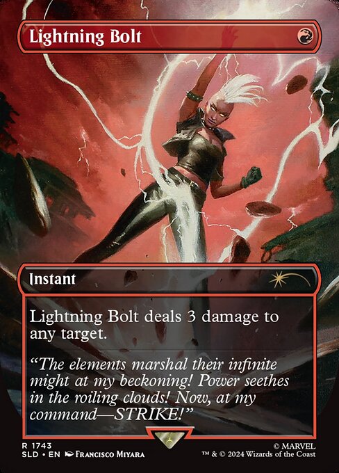Lightning Bolt — Secret Lair Drop #1743, art by Francisco Miyara