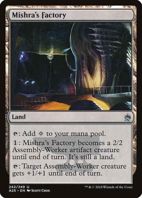 Mishra's Factory — Masters 25 #242, art by Scott Chou