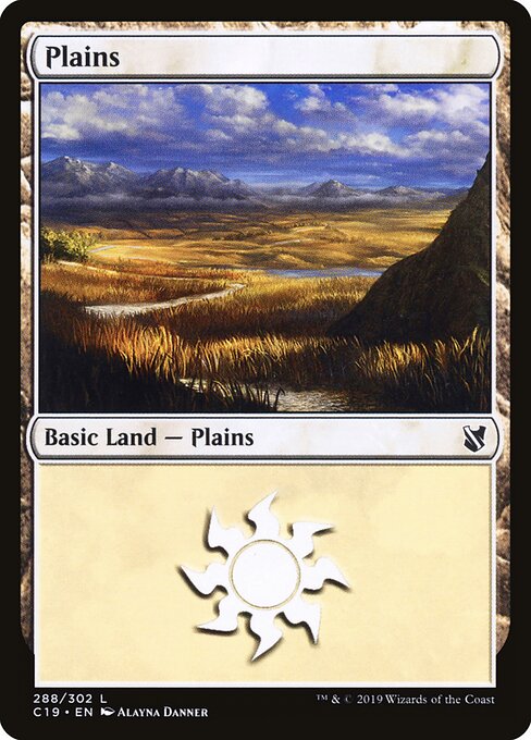 Plains — Commander 2019 #288, art by Alayna Danner