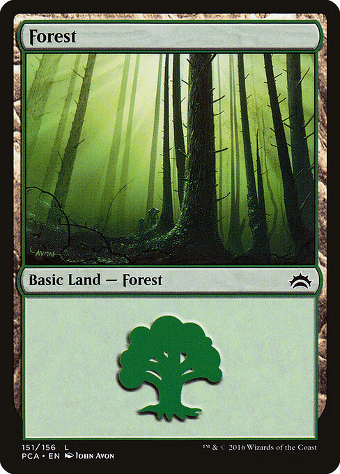 Forest — Planechase Anthology #151, art by John Avon