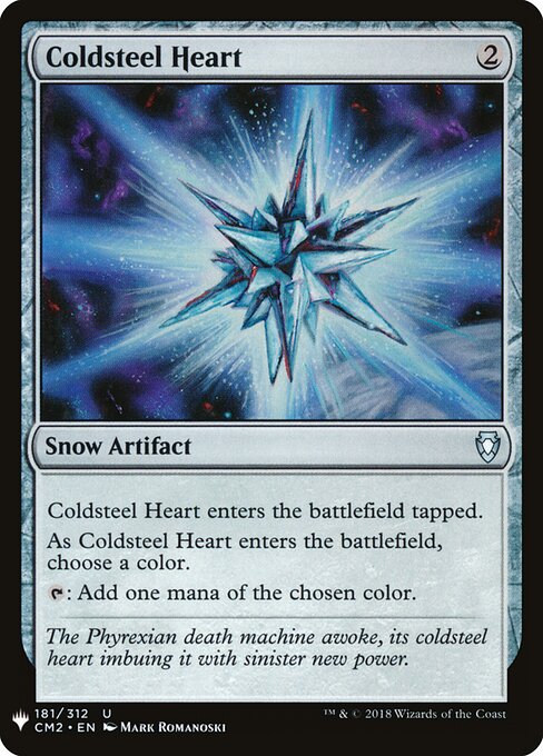 Coldsteel Heart — The List #CM2-181, art by Mark Romanoski