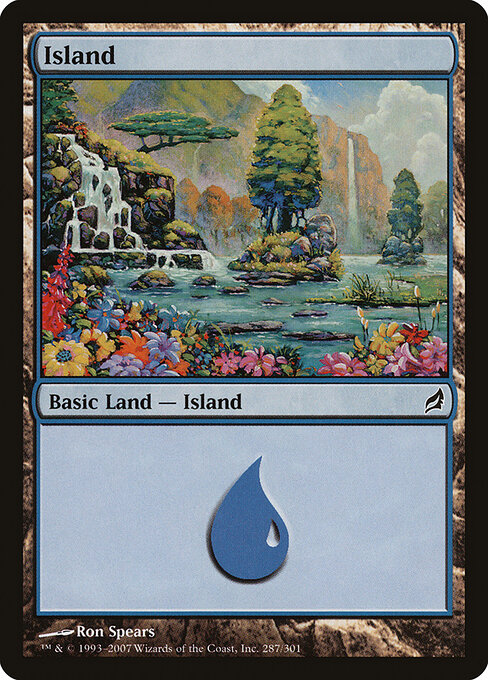 Island — Lorwyn #287, art by Ron Spears