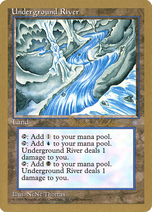 Underground River — World Championship Decks 1998 #bs362, art by NéNé Thomas