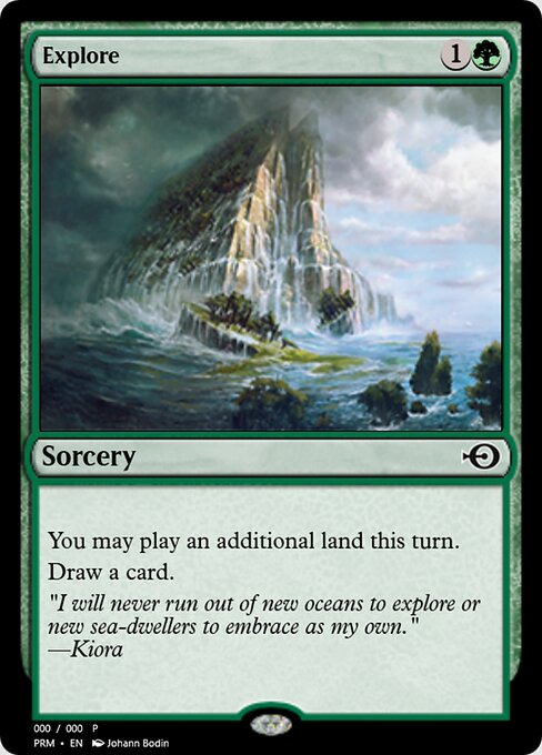 Explore — Magic Online Promos #59643, art by Johann Bodin