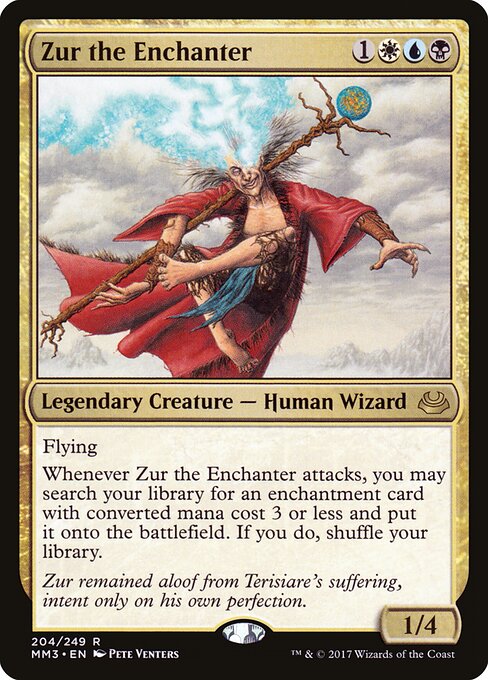Zur the Enchanter — Modern Masters 2017 #204, art by Pete Venters