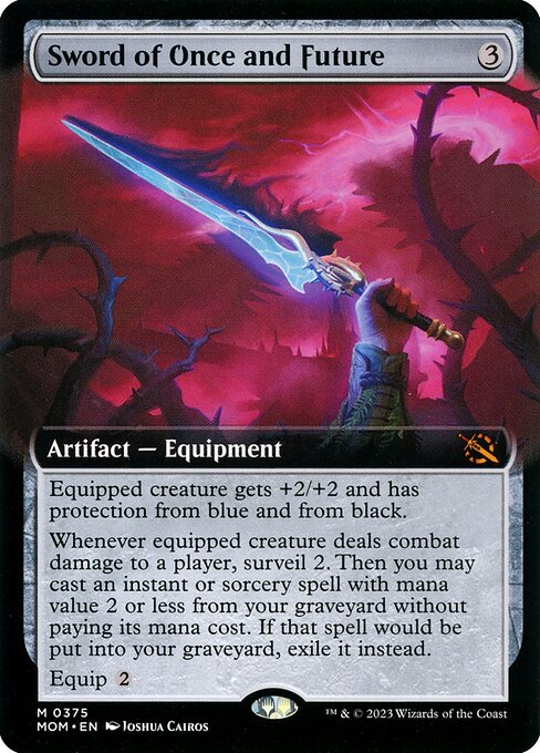 Sword of Once and Future — March of the Machine #375, art by Joshua Cairos