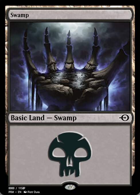 Swamp — Magic Online Promos #81888, art by Piotr Dura