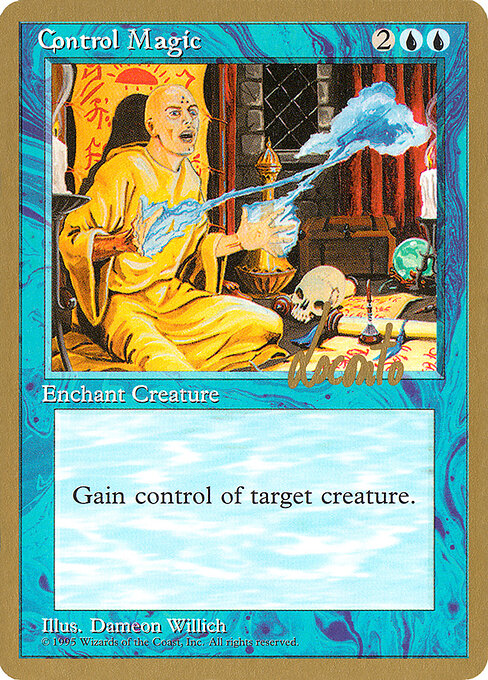 Control Magic — Pro Tour Collector Set #ml64, art by Dameon Willich
