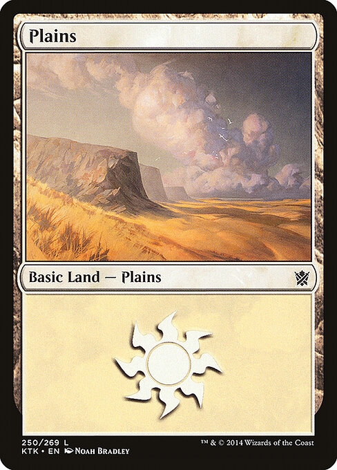 Plains — Khans of Tarkir #250, art by Noah Bradley