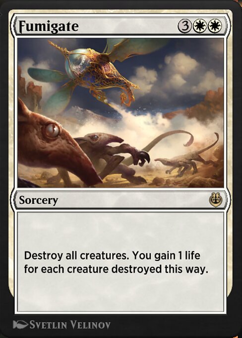 Fumigate — Kaladesh Remastered #19, art by Svetlin Velinov