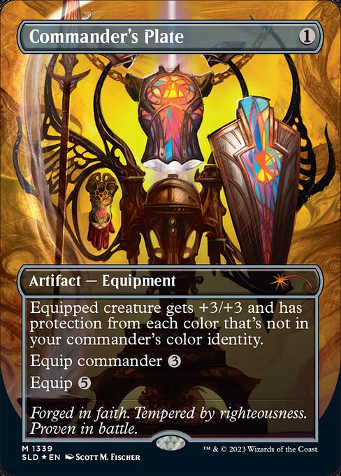 Commander's Plate — Secret Lair Drop #1339, art by Scott M. Fischer