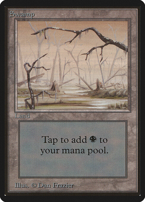Swamp — Limited Edition Beta #295, art by Dan Frazier