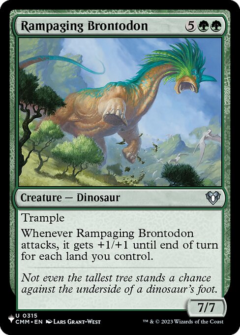 Rampaging Brontodon