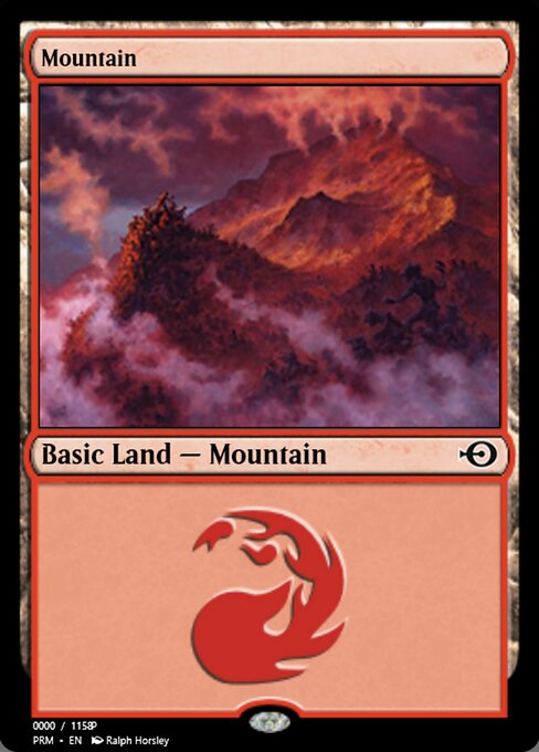 Mountain — Magic Online Promos #81866, art by Ralph Horsley