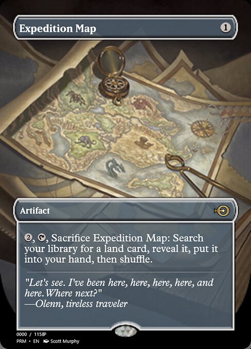 Expedition Map — Magic Online Promos #82800, art by Scott Murphy