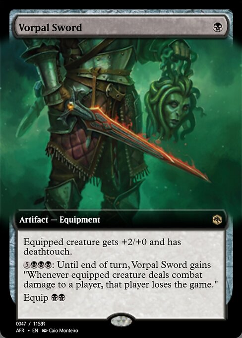 Vorpal Sword — Magic Online Promos #92710, art by Caio Monteiro