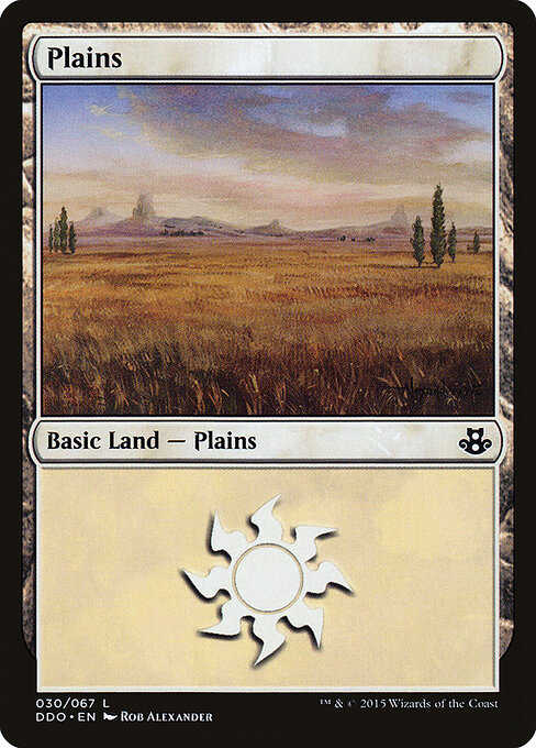 Plains — Duel Decks: Elspeth vs. Kiora #30, art by Rob Alexander