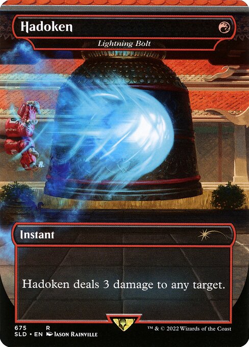 Lightning Bolt — Hadoken — Secret Lair Drop #675, art by Jason Rainville