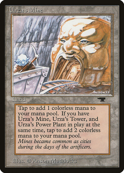 Urza's Mine — Antiquities #83b, art by Anson Maddocks