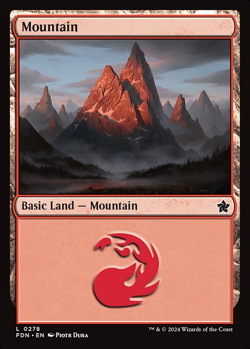 Mountain — Foundations #278, art by Piotr Dura