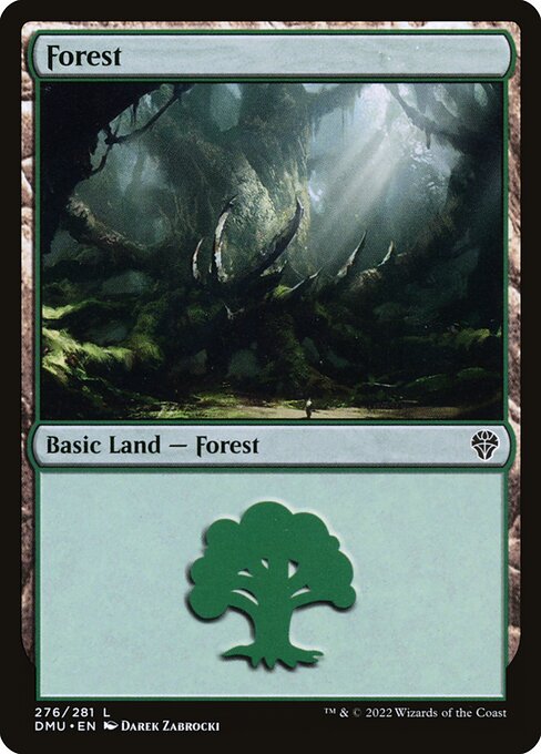 Forest — Dominaria United #276, art by Darek Zabrocki