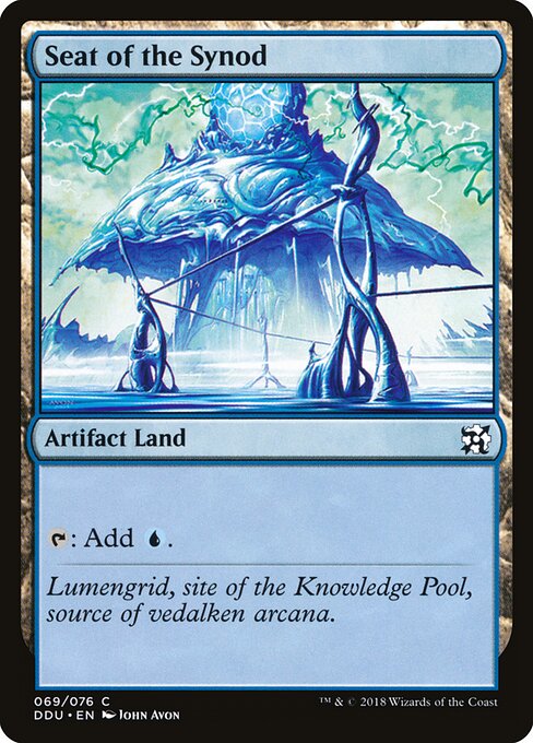 Seat of the Synod — Duel Decks: Elves vs. Inventors #69, art by John Avon