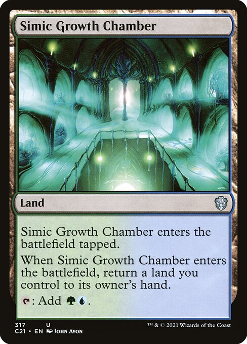 Simic Growth Chamber — Commander 2021 #317, art by John Avon