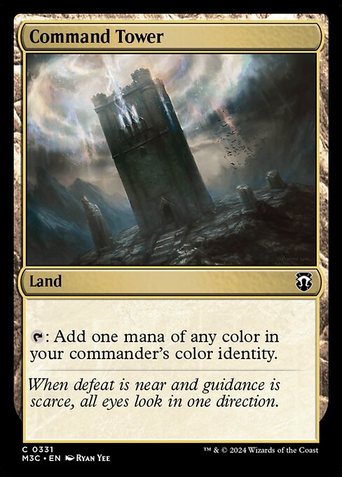 Command Tower — Modern Horizons 3 Commander #331, art by Ryan Yee
