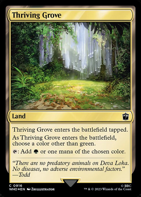 Thriving Grove — Doctor Who #916, art by Zhillustrator