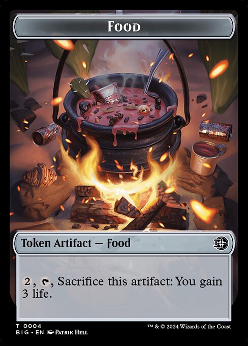 Food — The Big Score Tokens #4, art by Patrik Hell