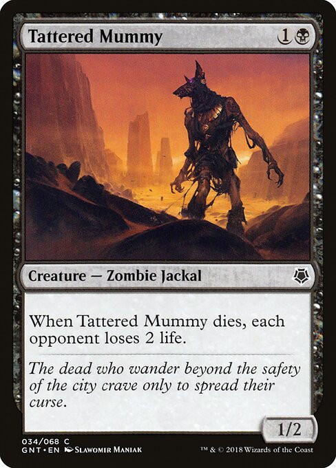 Tattered Mummy — Game Night #34, art by Slawomir Maniak
