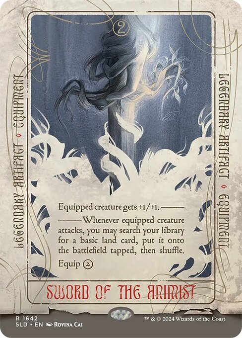 Sword of the Animist — Secret Lair Drop #1642, art by Rovina Cai