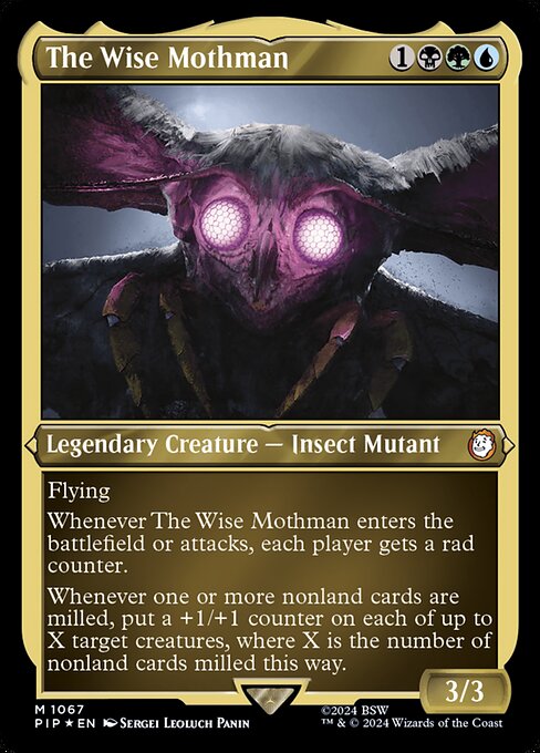 The Wise Mothman — Fallout #1067, art by Sergei Leoluch Panin