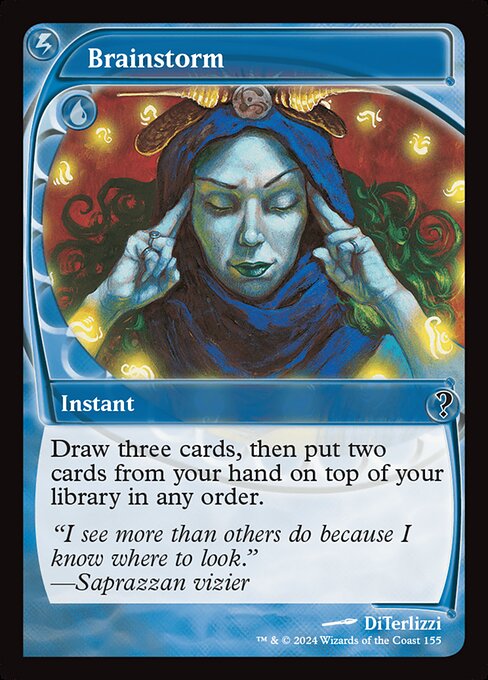 Brainstorm — Mystery Booster 2 #155, art by DiTerlizzi