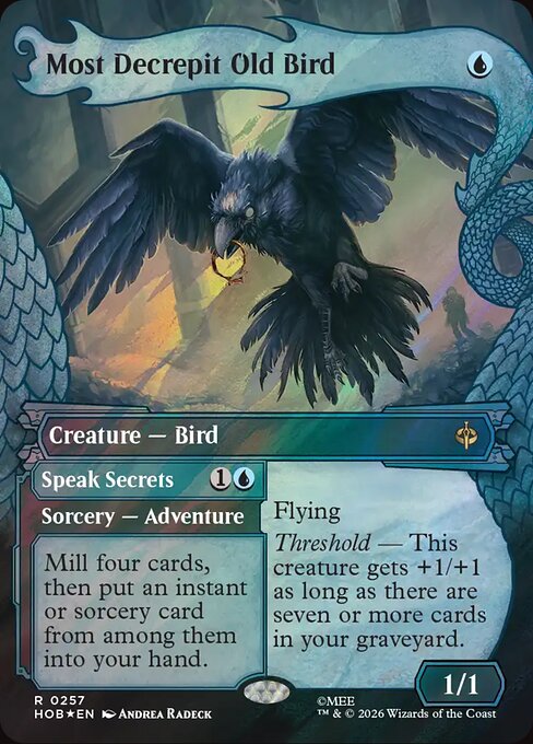 Most Decrepit Old Bird // Speak Secrets — The Hobbit #257, art by Andrea Radeck