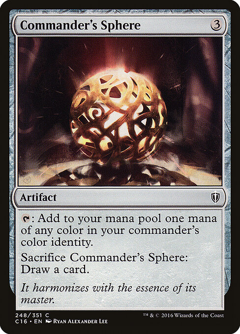 Commander's Sphere — Commander 2016 #248, art by Ryan Alexander Lee