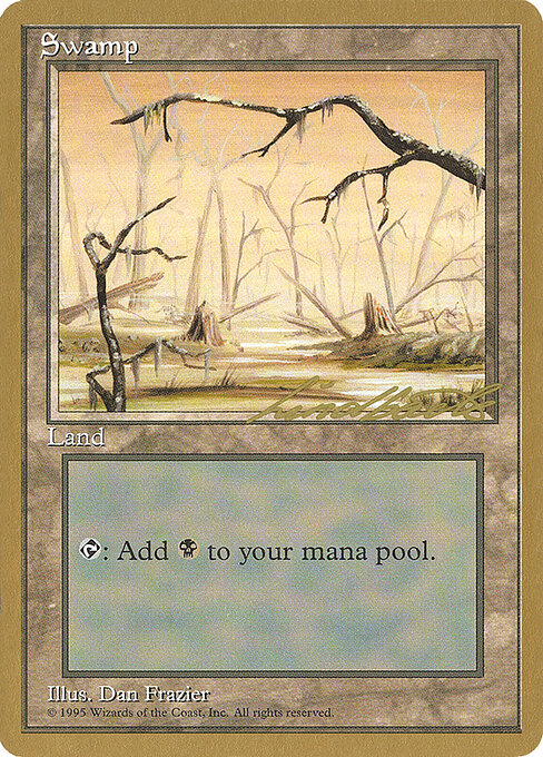 Swamp — Pro Tour Collector Set #ll370, art by Dan Frazier