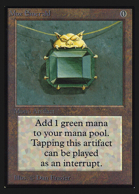 Mox Emerald — Collectors' Edition #262, art by Dan Frazier