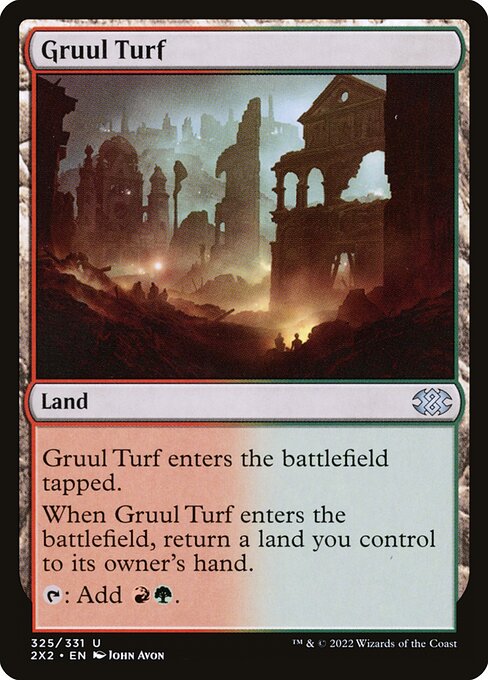 Gruul Turf — Double Masters 2022 #325, art by John Avon